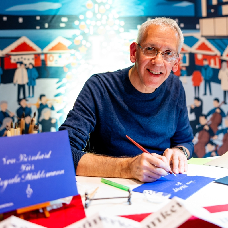 Beat Arnet, Kalligrafie in Luzern